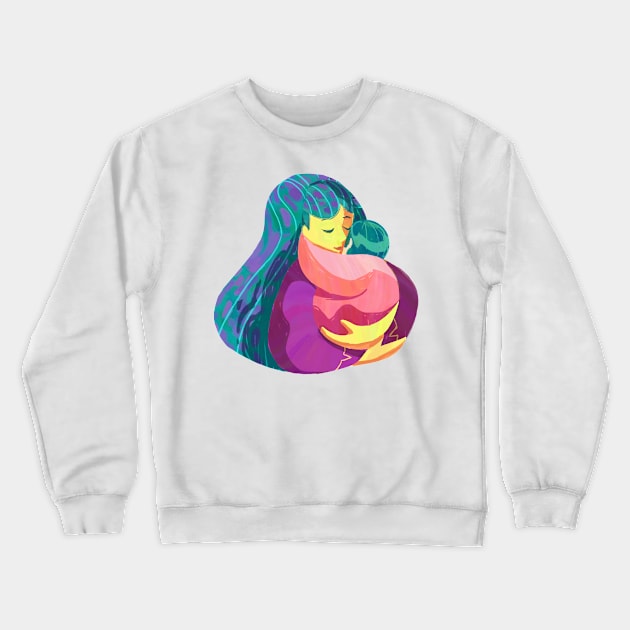 Mom & Child Crewneck Sweatshirt by WarmEmbrace